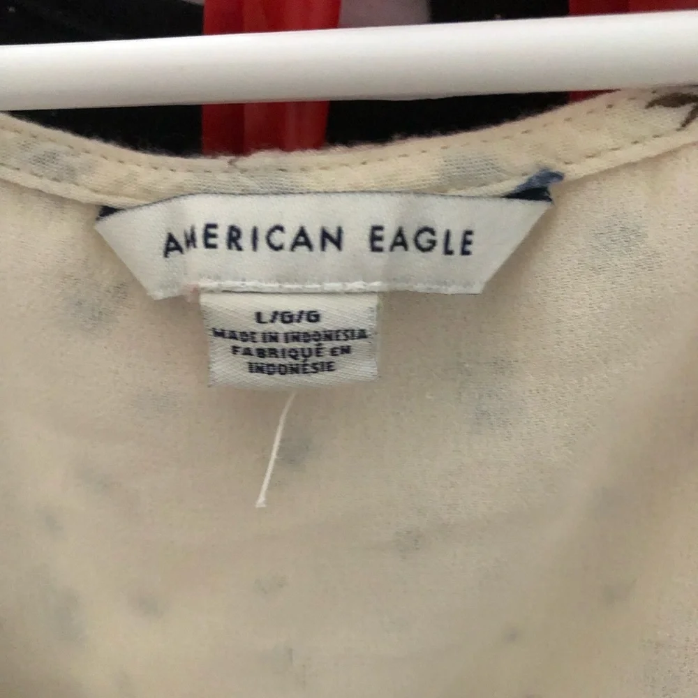 First Pic Copy American Eagle Fit & Flare Tiered Babydoll Knee Length Dress EUC - Picture 3 of 12